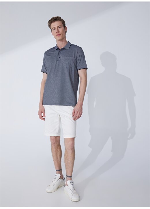 Fabrika Comfort Düz Lacivert Erkek Polo T-Shirt CM NEBIR 4
