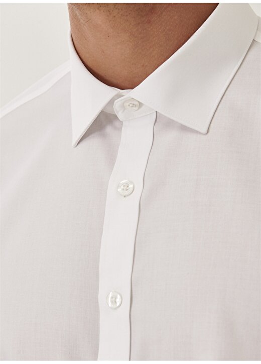 Altınyıldız Classics Comfort Fit Beyaz Erkek Gömlek 4A2000000019 3