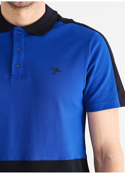 Fabrika Sports Düz Lacivert Erkek Polo T-Shirt AIDEN 4