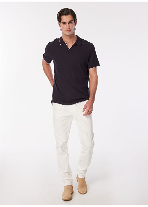 Fabrika Comfort Lacivert Erkek Polo Yaka Regular Fit Polo T-Shirt CM SERIUS 1