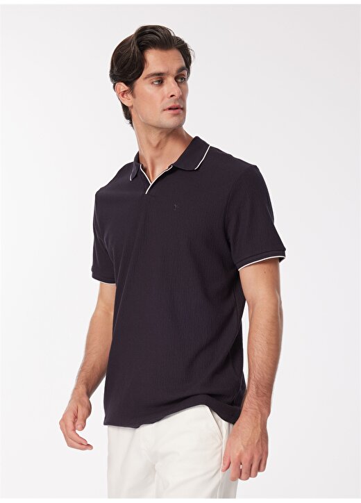 Fabrika Comfort Lacivert Erkek Polo Yaka Regular Fit Polo T-Shirt CM SERIUS 2