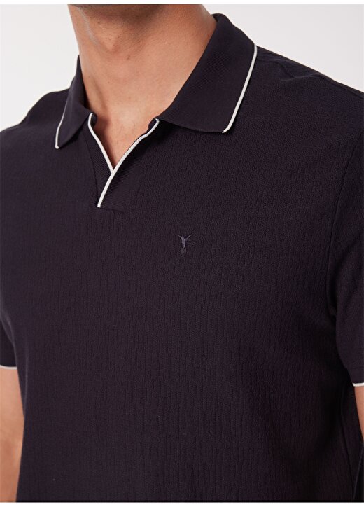 Fabrika Comfort Lacivert Erkek Polo Yaka Regular Fit Polo T-Shirt CM SERIUS 4