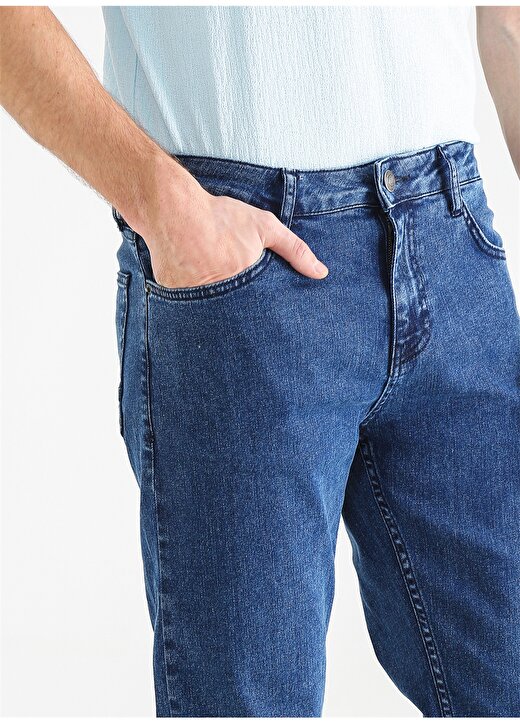 Fabrika Mavi Erkek Normal Bel Denim Pantolon FAB 54 4