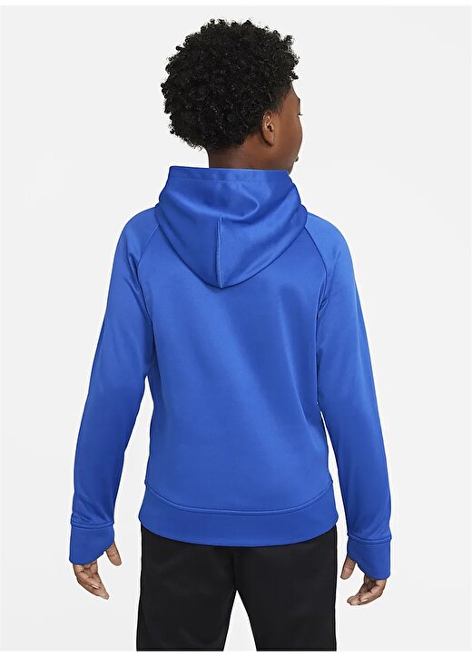 Nike Çocuk Mavi Kapüşonlu Sweatshirt DQ9037-480 B NK TF PO HOODIE GFX 1 2