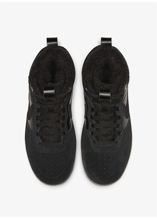 Nike Siyah Erkek Çocuk Yürüyüş Ayakkabısı CQ4023-001 COURT BOROUGH MID 2 BOOT 4