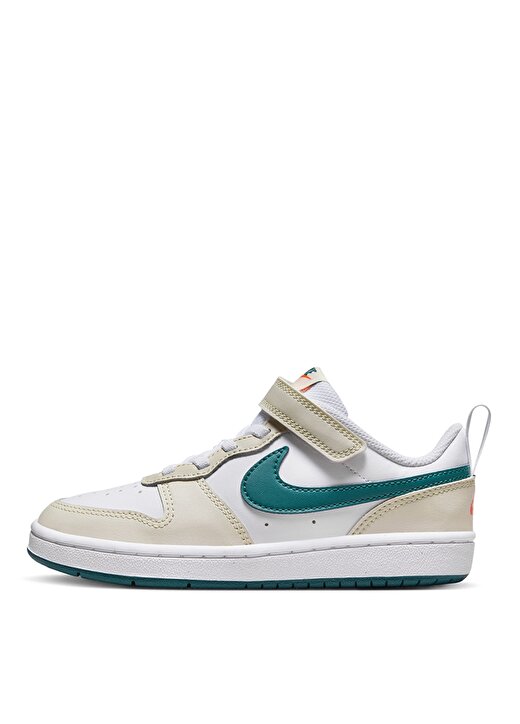 Nike Beyaz - Yeşil Erkek Çocuk Yürüyüş Ayakkabısı BQ5451-017 NIKE COURT BOROUGH LOW 2 1