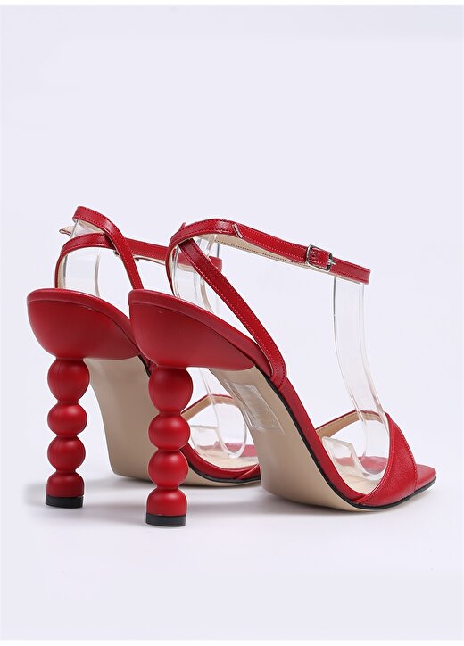 Fabrika Bordo Kadın Topuklu Ayakkabı DEPUIS 3