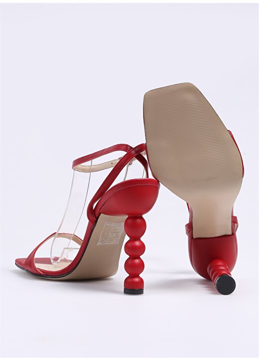 Fabrika Bordo Kadın Topuklu Ayakkabı DEPUIS 4