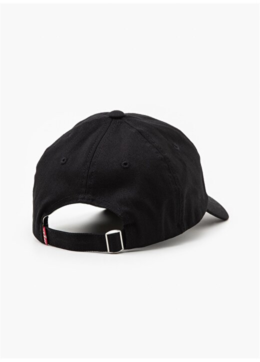 Levis Siyah Erkek Şapka POSTER LOGO FLEXFIT CAP 2