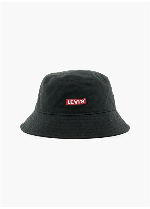Levis Siyah Erkek Bucket Şapka BUCKET HAT-BABY TAB LOGO 1