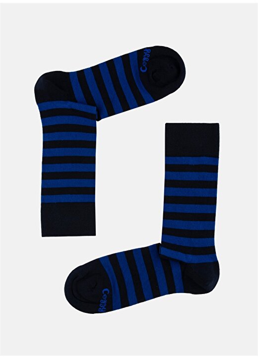 Cozzy Socks Şerit Desenli 4 Renk Kutulu Erkek Çorap CZY1011 3