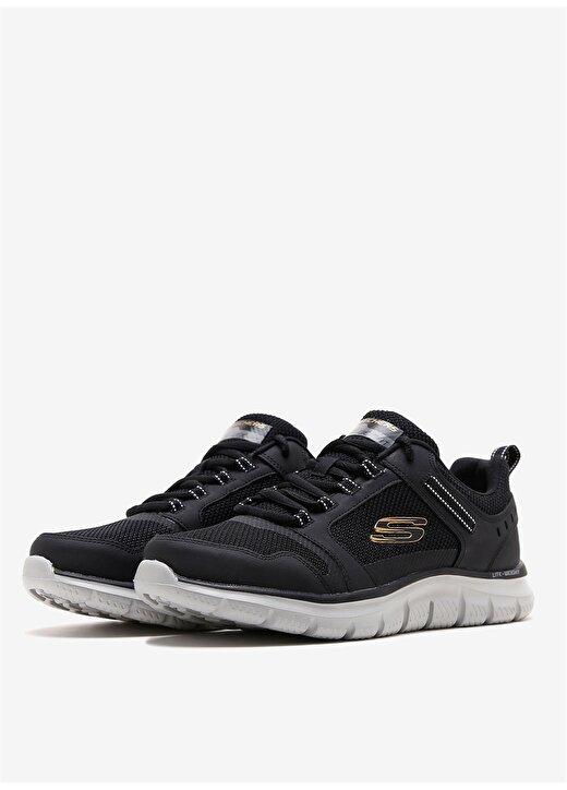 Skechers Siyah - Altın Erkek Yürüyüş Ayakkabısı 232001TK BKGD TRACK 3