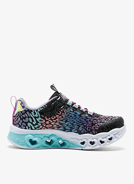 Skechers Siyah - Çok Renkli Kız Çocuk Yürüyüş Ayakkabısı 302314L BKMT FLUTTER HEART LIGHTS-L 2