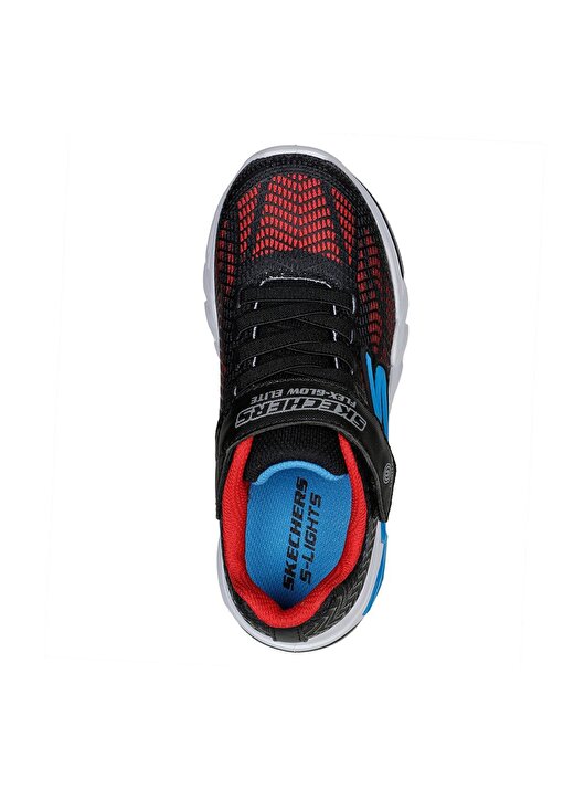 Skechers Siyah - Kırmızı - Mavi Erkek Çocuk Yürüyüş Ayakkabısı 400137L BKRB FLEX-GLOW ELITE - VORL 2