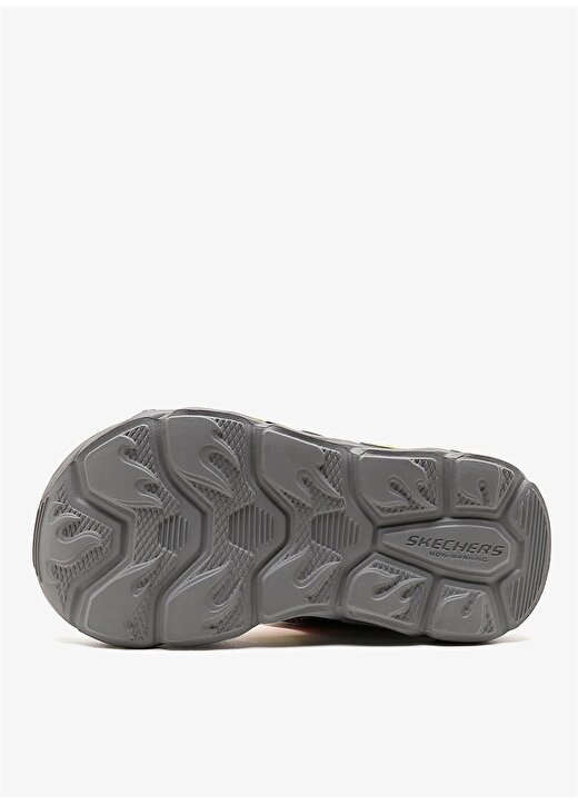 Skechers Gri - Açık Yeşil Erkek Çocuk Sandalet 400109L CCLM THERMO-SPLASH 4