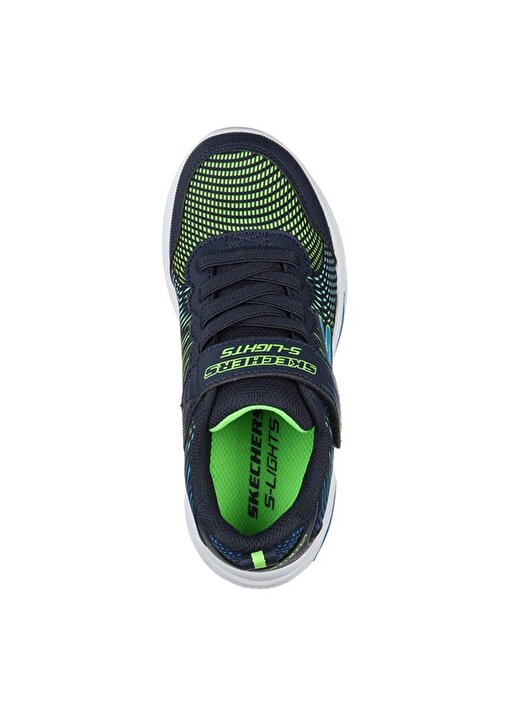 Skechers Lacivert - Yeşil Erkek Çocuk Yürüyüş Ayakkabısı 400125N NVLM S LIGHTS-ERUPTERS IV 4