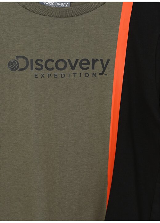 Discovery Expedition Baskılı Siyah - Haki Erkek Çocuk T-Shirt JUNO BOY 3