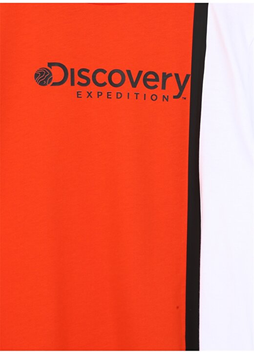 Discovery Expedition Baskılı Beyaz - Turuncu Erkek Çocuk T-Shirt JUNO BOY 4