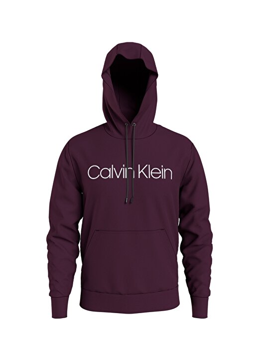 Calvin Klein Kapüşon Yaka Mor Erkek Sweatshırt K10K107033V2A 1