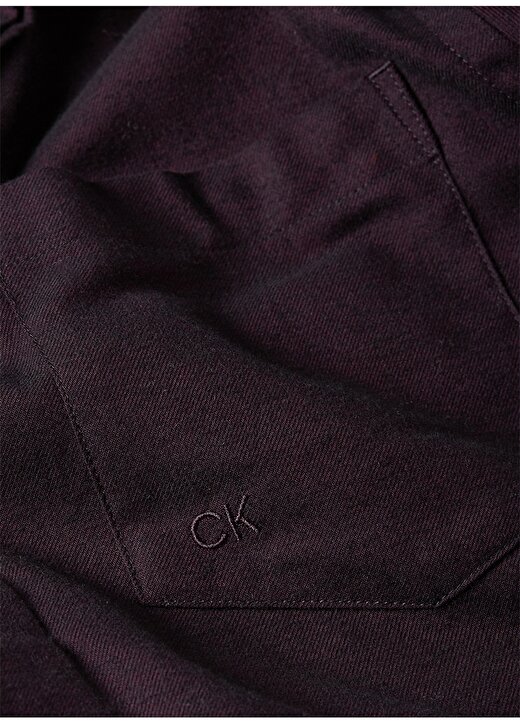 Calvin Klein Düğmeli Yaka Mor Erkek Gömlek K10K110269V2A 2