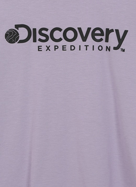 Discovery Expedition Lila Kız Çocuk Bisiklet Yaka Kısa Kollu Baskılı T-Shirt ROGERS GIRL   3