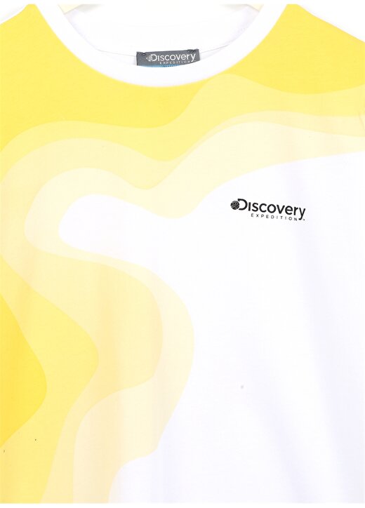 Discovery Expedition Baskılı Beyaz - Sarı Erkek Çocuk T-Shirt LOTUS BOY 3