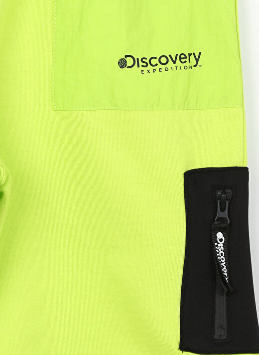 Discovery Expedition Lastikli Bel Standart Neon Yeşil Erkek Çocuk Şort SEBASTIAN BOY 3