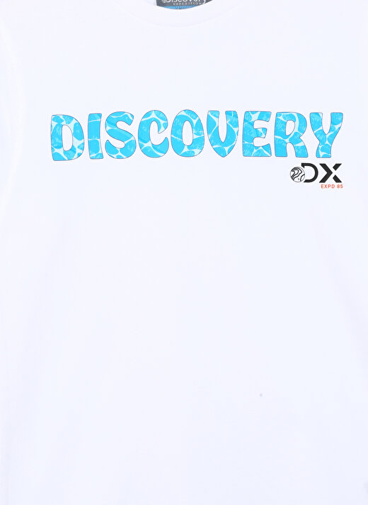 Discovery Expedition Beyaz Erkek Çocuk Bisiklet Yaka Kısa Kollu Baskılı T-Shirt HOLDEN BOY   2