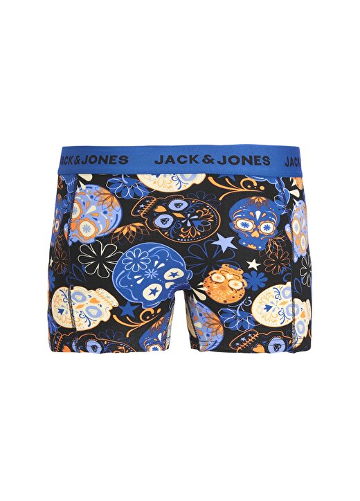 Jack & Jones Mavi Erkek Boxer JACSKULL FLOWER TRUNK 1