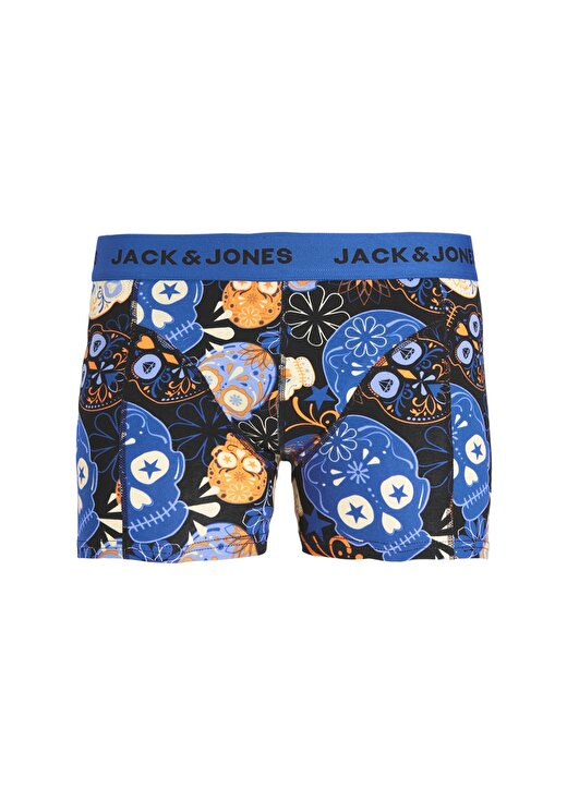 Jack & Jones Mavi Erkek Boxer JACSKULL FLOWER TRUNK 2