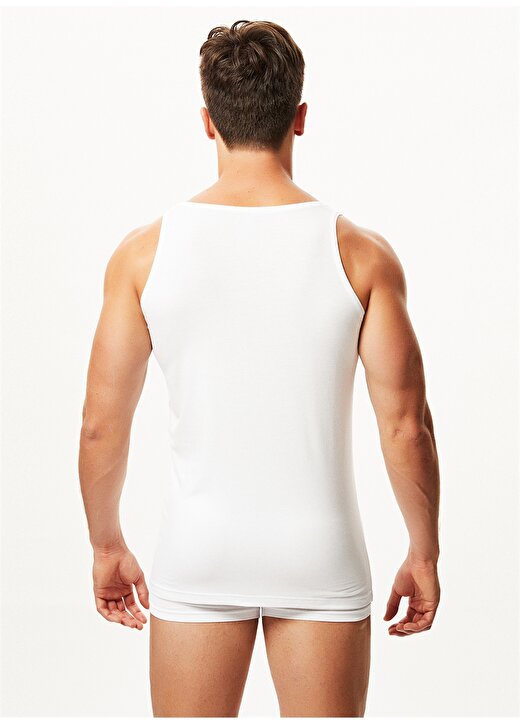 Dosx Beyaz Erkek İç Giyim Atlet EY36135 2