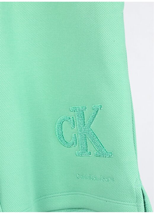 Calvin Klein Yeşil Erkek Çocuk Diz Üstü Baskılı Şort IB0IB01618L1C 3