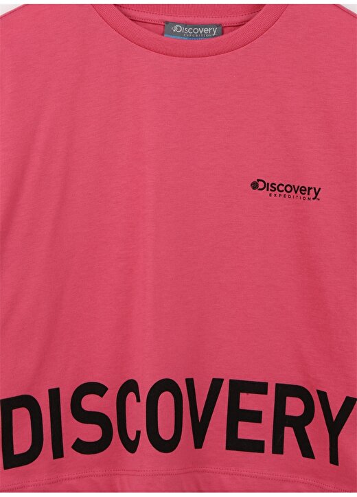 Discovery Expedition Baskılı Pembe Kız Çocuk T-Shirt OVES GIRL 3