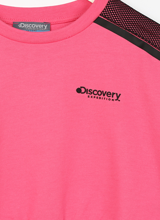 Discovery Expedition Baskılı Kız Çocuk Pembe Sweatshırt TAURIEL GIRL 3