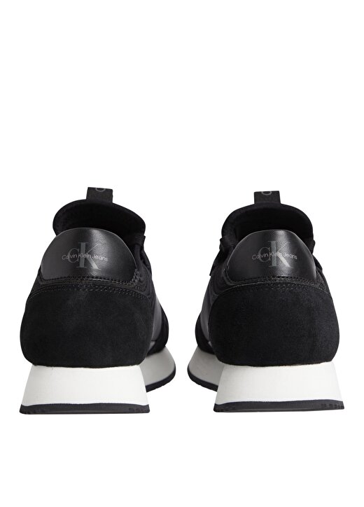 Calvin Klein Siyah Kadın Yüksek Taban Süet Sneaker YW0YW0084001H 3