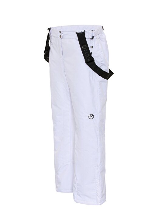 Oxnard Beyaz Kadın Uzun Düz Kayak Pantolonu 3