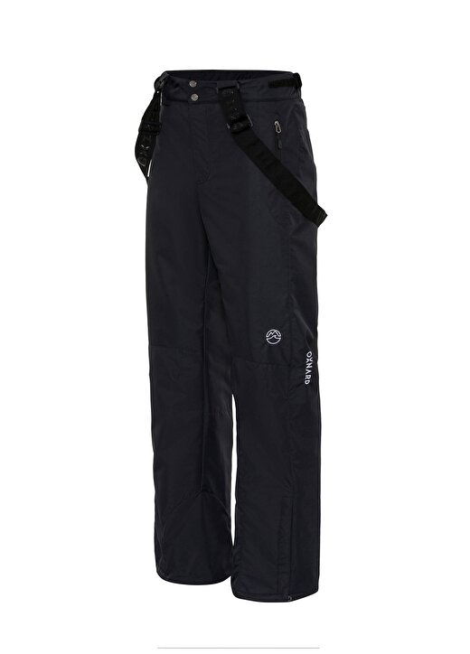 Oxnard Siyah Erkek Uzun Düz Kayak Pantolonu 3