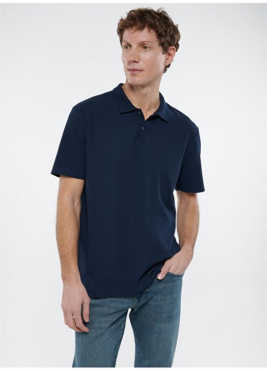 Mavi Düz Lacivert Erkek Polo T-Shirt M0611399-70490_POLO TİŞÖRT 1