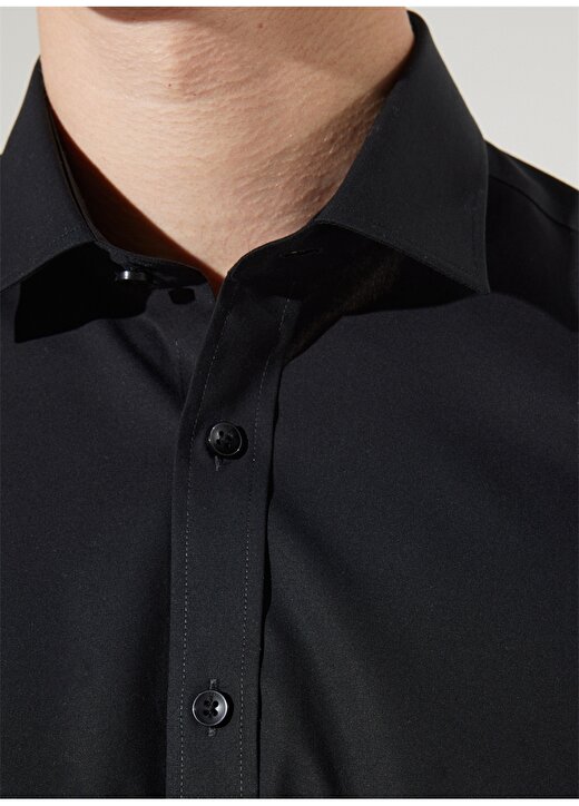 Altınyıldız Classics Normal Gömlek Yaka Siyah Erkek Gömlek 4A2023100315 3