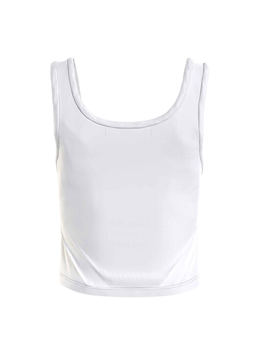 Calvin Klein Jeans Beyaz Kadın Bisiklet Yaka Kolsuz T-Shirts J20J221064YAF 2