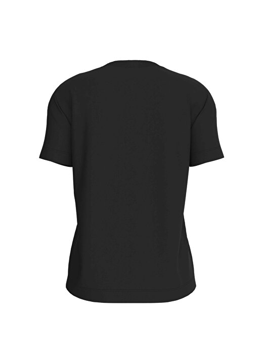 Calvin Klein Jeans Siyah Kadın Bisiklet Yaka T-Shirts J20J221065BEH   4