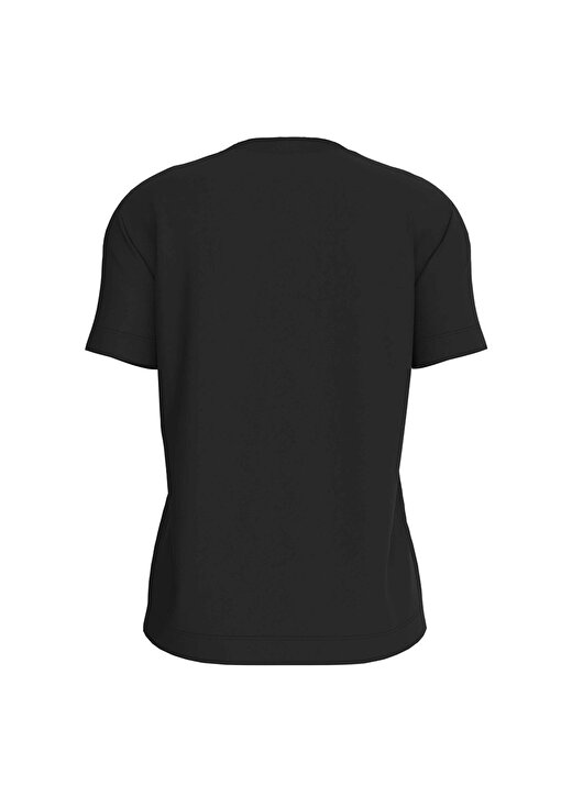Calvin Klein Jeans Siyah Kadın Bisiklet Yaka T-Shirts J20J221065BEH 4