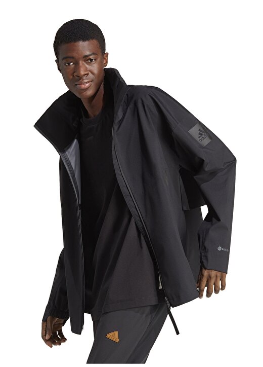 Adidas Normal Siyah Erkek Ceket HT8770 MYSHELTER R.R J 3