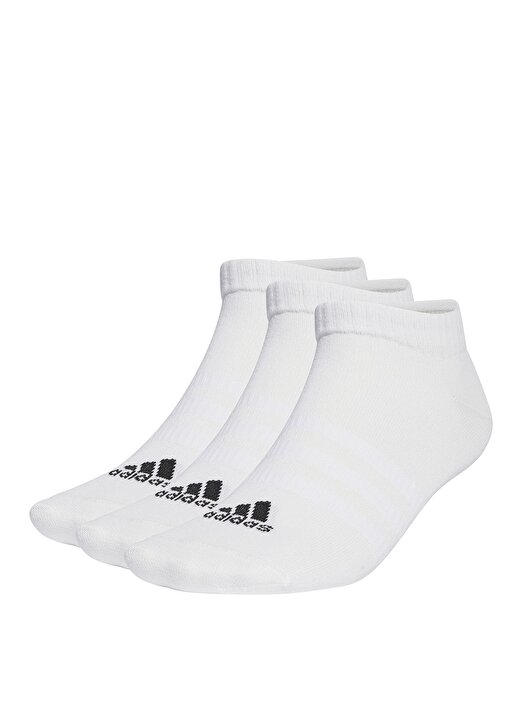 Adidas Beyaz - Siyah Unisex 3Lü Spor Çorap HT3469 T SPW LOW 3P 1