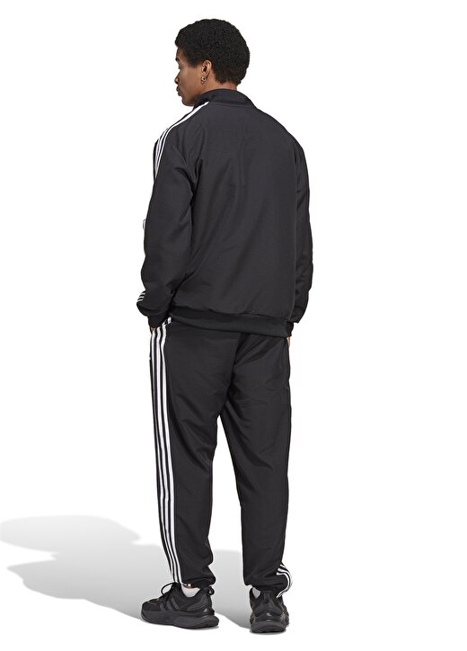 Adidas Siyah Erkek Dik Yaka Uzun Sweat Takım IC6750 M 3S WV TT TS 3