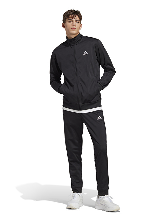 adidas Düz Siyah Erkek Sweat Takım IC6775 M LIN TR TT TS 2