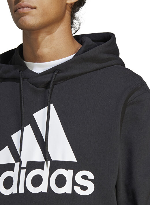 adidas Kapüşon Yaka Siyah Erkek Sweatshırt IC9363 M BL FT HD 4