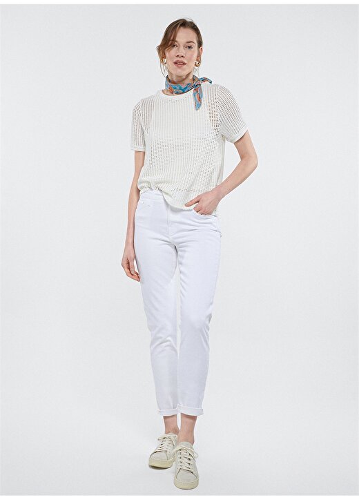 Mavi CINDY White Beyaz Kadın Denim Pantolon M100277-81362 2