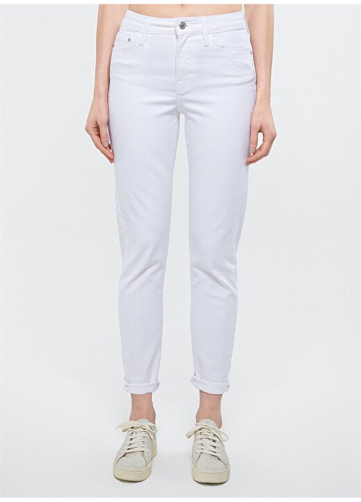 Mavi CINDY White Beyaz Kadın Denim Pantolon M100277-81362 3