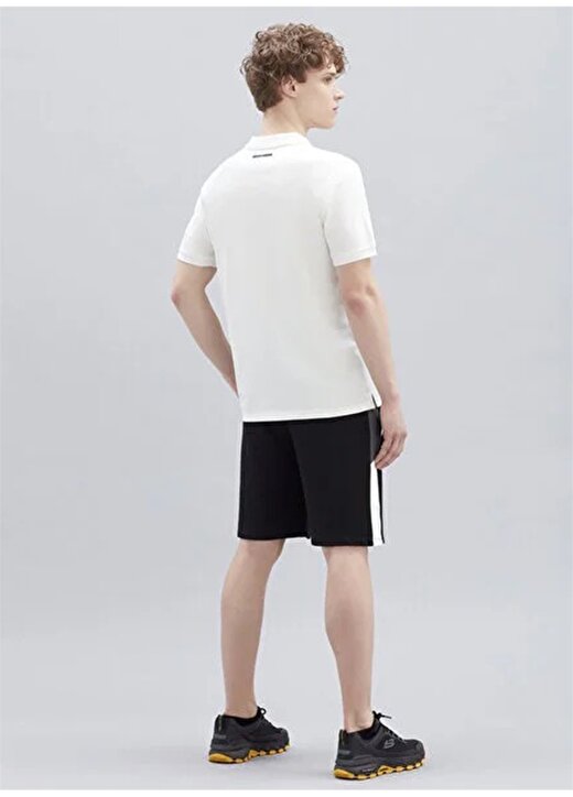 Skechers Beyaz Erkek Polo Yaka T-Shirt S211800-102 Polo M Short Sleeve Pol 3